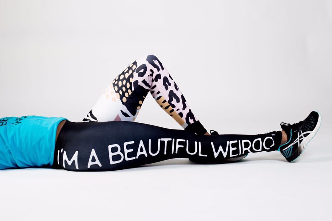 I'M A BEAUTIFUL WEIRDO LEGGINGS