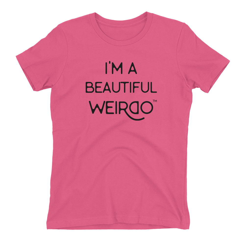 I'M A BEAUTIFUL WEIRDO Women's Boyfriend T-Shirt