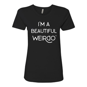 I'M A BEAUTIFUL WEIRDO Women's Boyfriend T-Shirt
