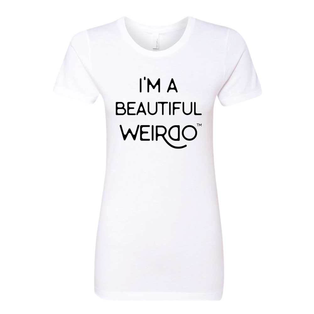 I'M A BEAUTIFUL WEIRDO Women's Boyfriend T-Shirt
